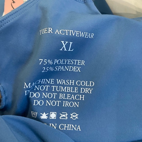 Tier Active Wear Set: Pants: Large Bra extra Large New with tags - Picture 5 of 13
